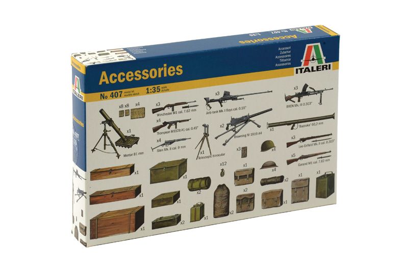 Accessori Militari Kit 1:35 Italeri It0407 Modellino 